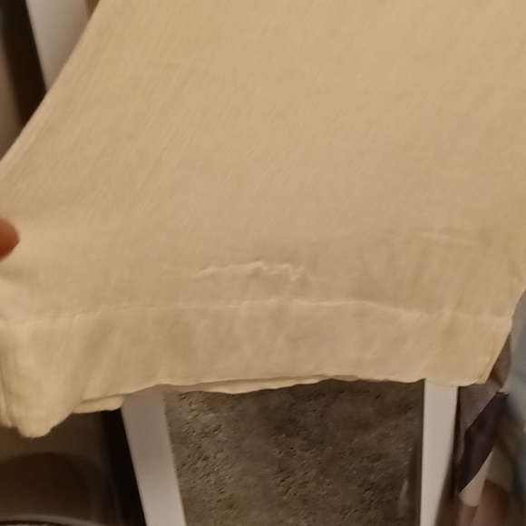 FINAL PRICE NWT Free People neutral crinkled pants/jumpsuit elastic banded waist - Picture 5 of 9